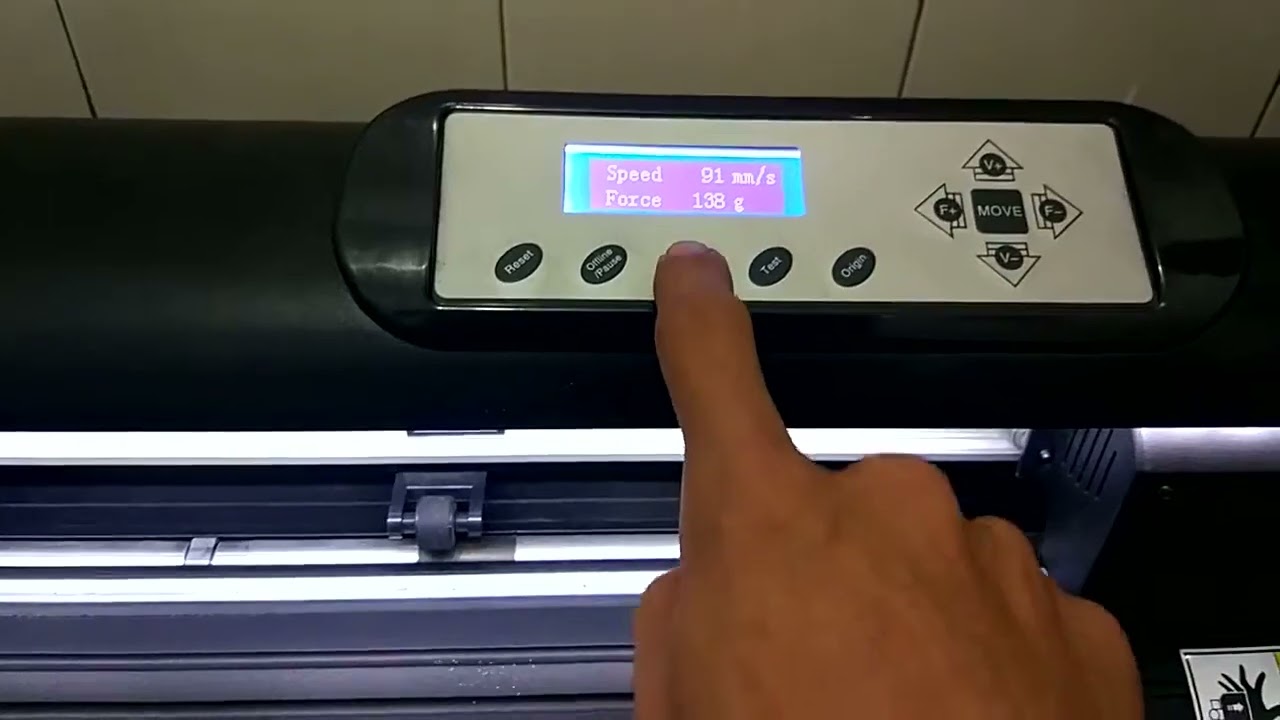 Tutorial Panel Mesin Cutting Sticker Jinka : pengenalan dan fungsi tombol