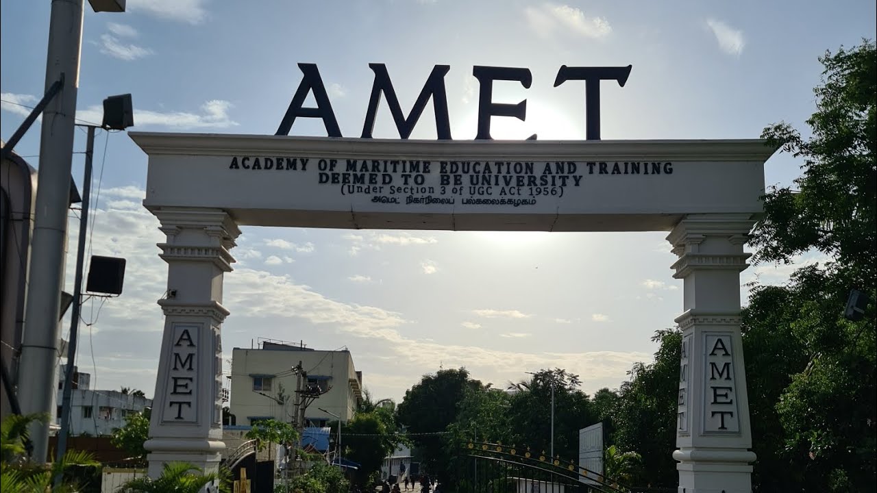 AMET University |  Campus Tour | Chennai