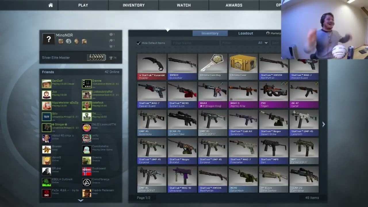 MinoNor packer StatTrak Karambit Dobbler p&aring; CS (MinoNor Re-Upload) [Slettet video]