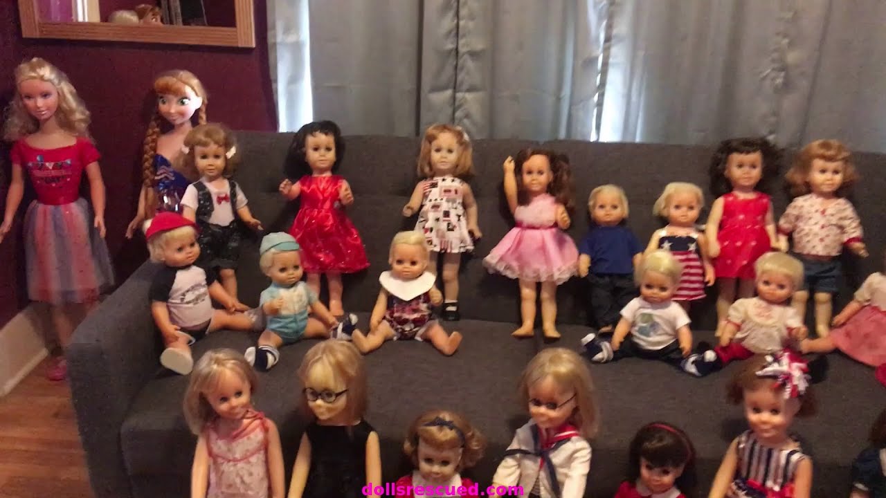Chatty Cathy, Baby, Tiny Baby, Tiny Brother, Charmin Chatty Dolls 4th of July