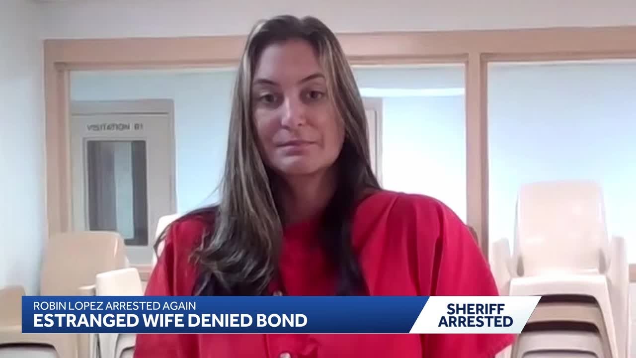 Wife of suspended Osceola County sheriff denied bond after 2nd arrest