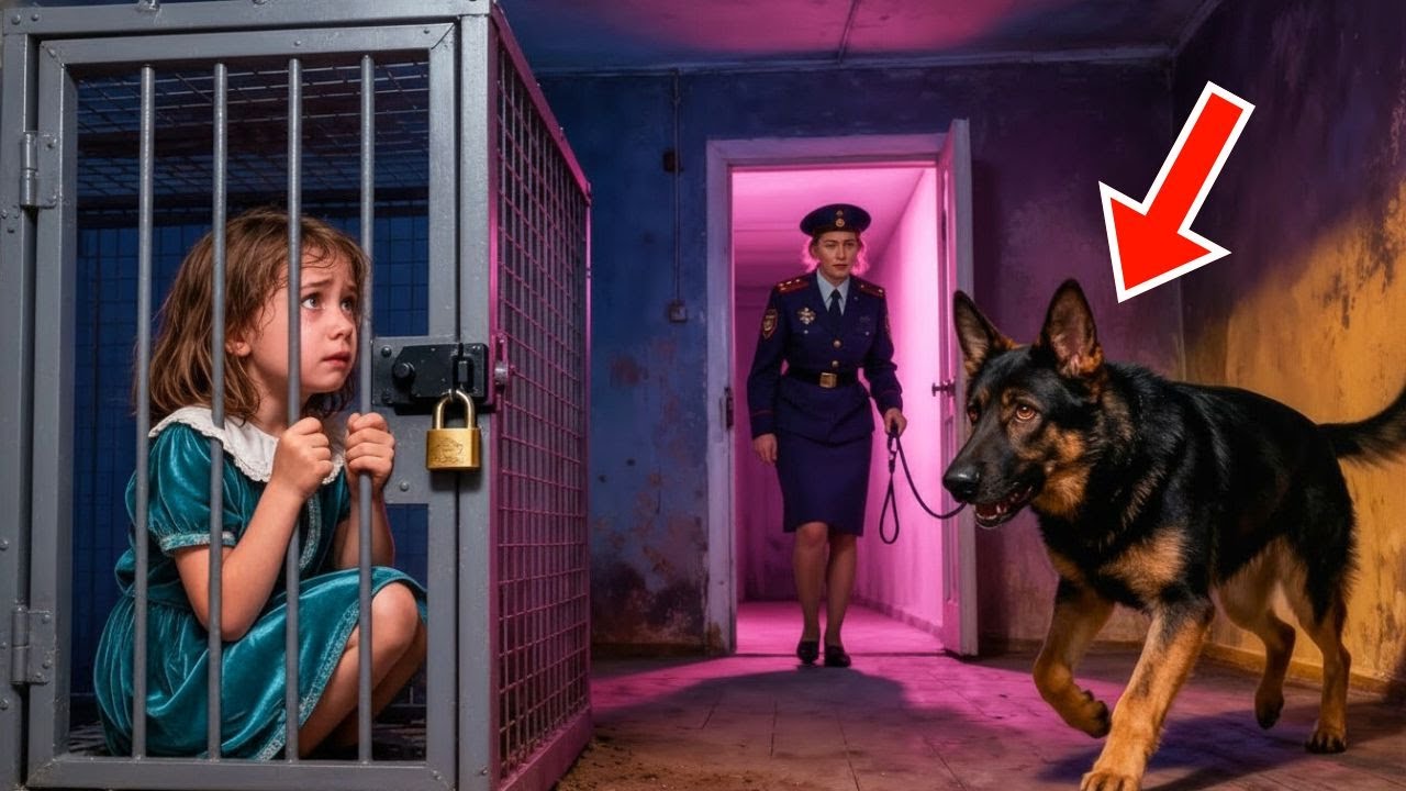 Een klein meisje, verborgen in een kelder, smeekte om hulp — en een agent en zijn hond ontdekten de