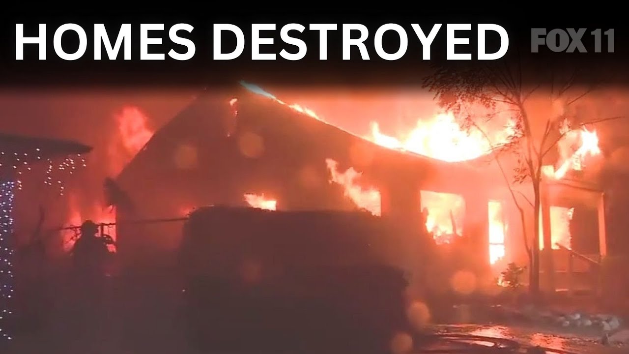 California Fires: Mass evacuations as fires break out across Palisades, Altadena, Pasadena & Sylmar