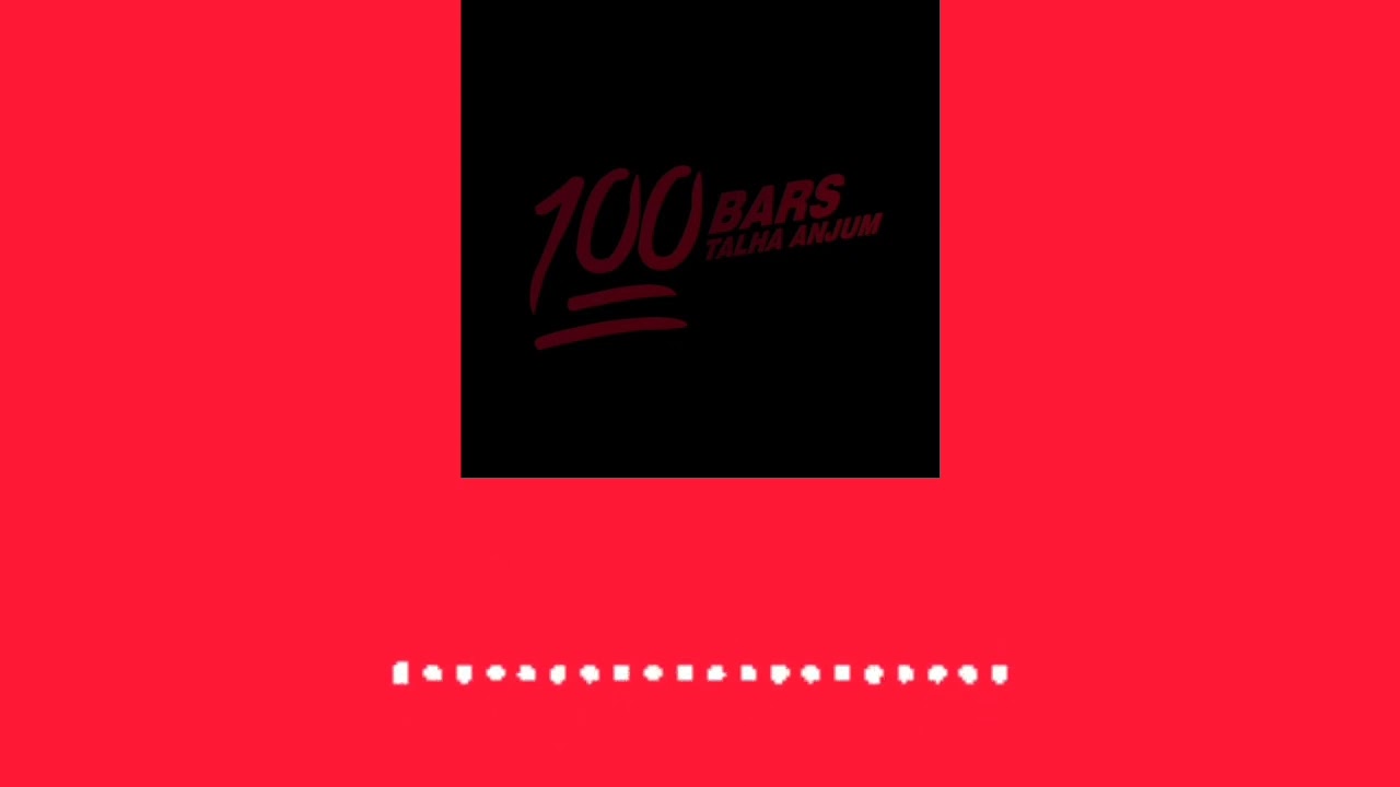 100 bars Beats Instrumental | Talha Anjum