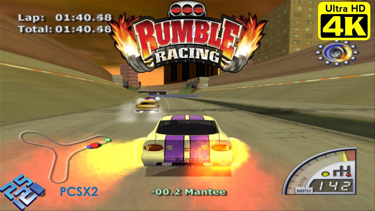 Rumble Racing - PS2 Gameplay 4K (PCSX2)