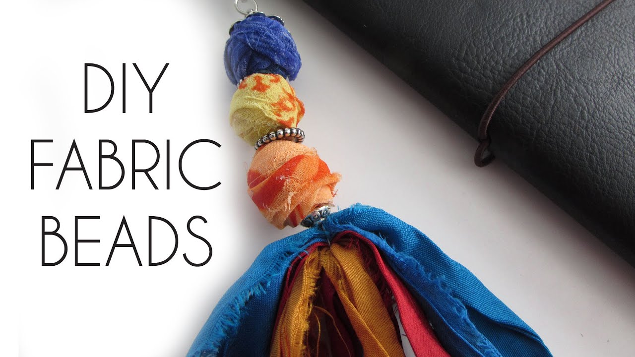 DIY Fabric Beads - Sari/Fabric Scraps & Chindi Rug