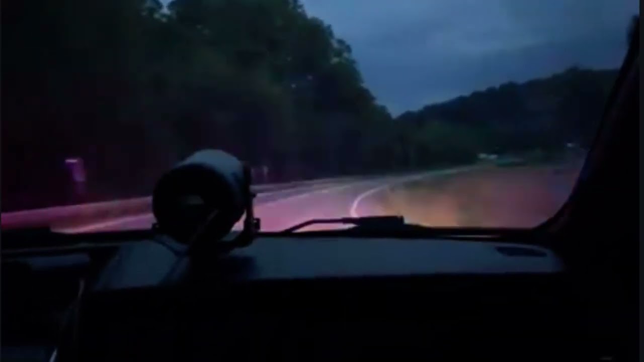 Police ride along code 3 responding