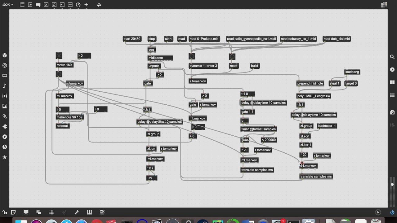 ml.markov Tutorial (Part 2) – Machine Learning in Max/MSP