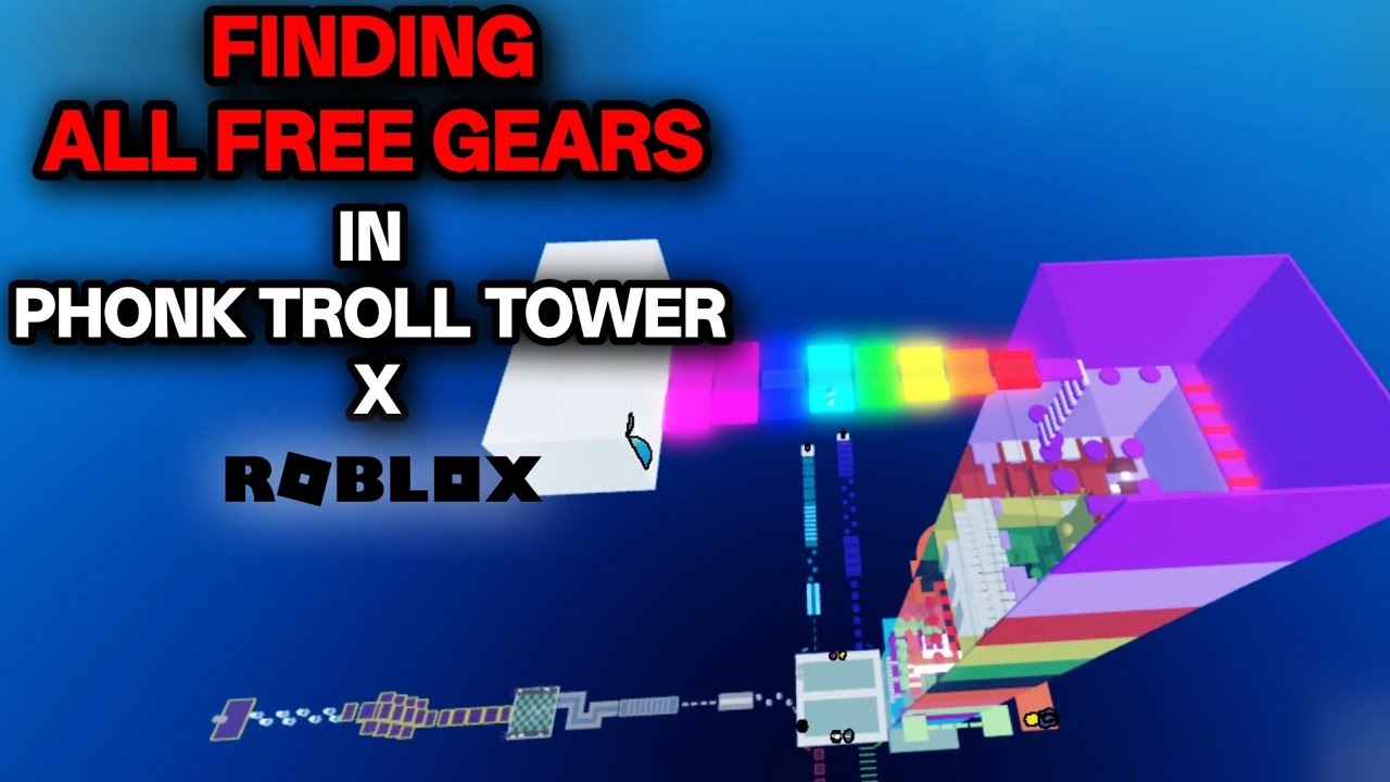 КАК НАЙТИ ВСЕ БЕСПЛАТНЫЕ ШЕСТЕРНИ В PHONK TROll Tower X ROBLOX | BaBa Gaming | (Полный игровой пр...