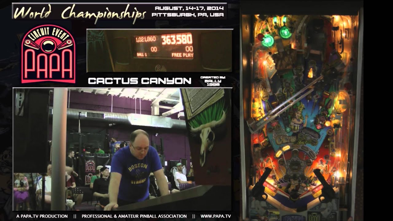 PAPA 17 World Pinball Championships Final Rounds