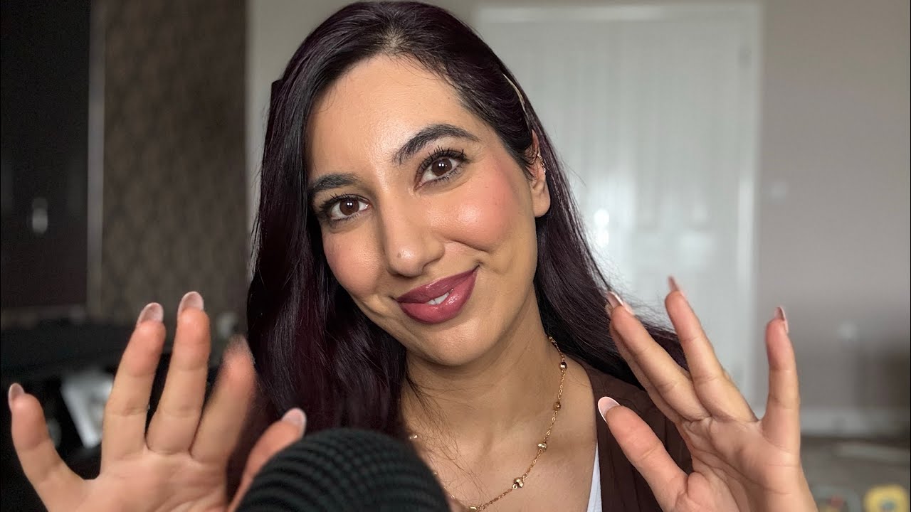 ASMR Relaxing Nail Tapping, Finger Flutters &  Fabric Scratching |Close Whispers 