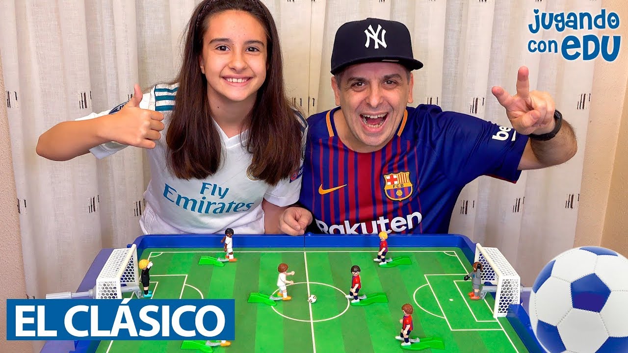 Partido BARCELONA vs REAL MADRID con Playmobil. EL CLÁSICO MÁS ÉPICO!