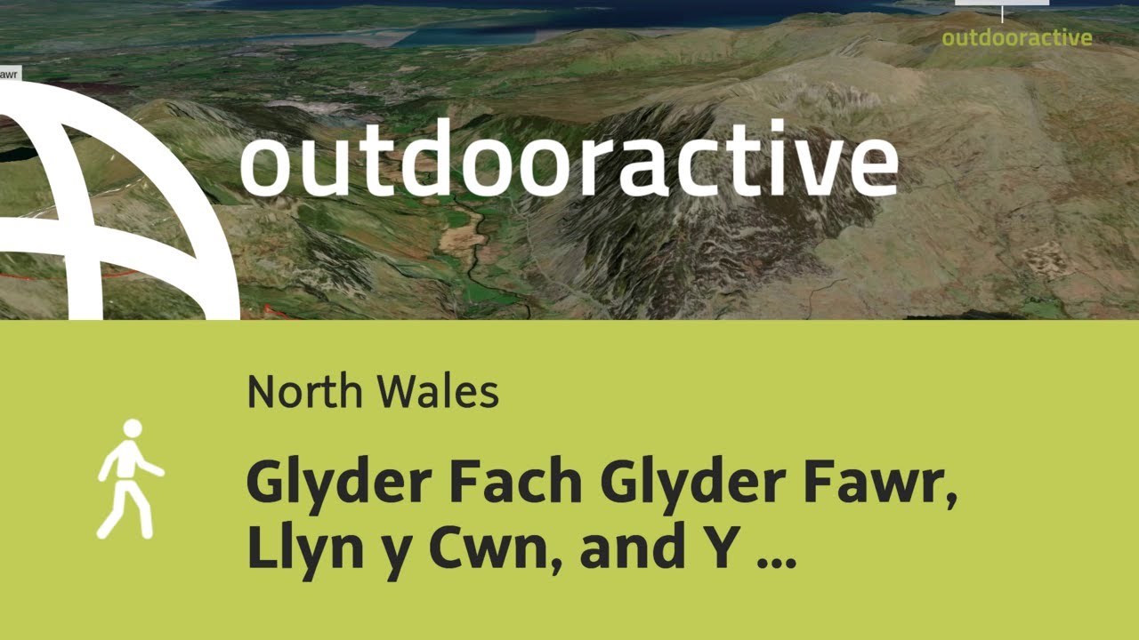 Flyover video: Glyder Fach Glyder Fawr, Llyn y Cwn, and Y Garn on September 29, 2025
