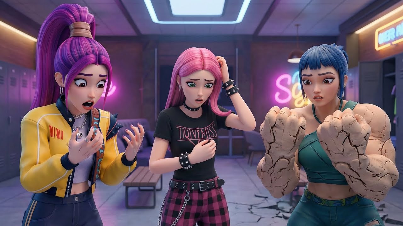 In Kpop Demon Hunters, Rumi and her Friends Have Their Bodies Swapped.