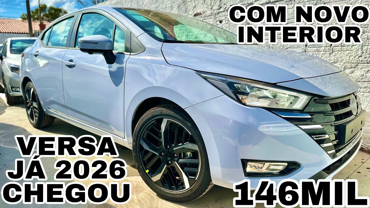 NOVO NISSAN VERSA EXCLUSIVE 2026 EM DETALHES | MELHOR SEDAN DA CATEGORIA??