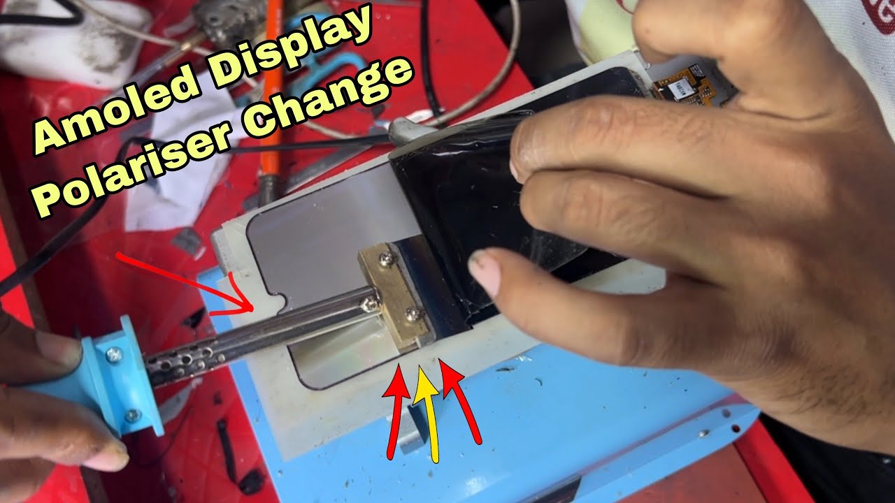Amoled Display Polorizer Replacement || Amoled डिस्प्ले का फिल्म कैसे बदले @Superalamtechnical