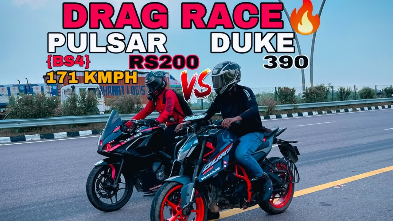 KTM DUKE 390 VS PULSAR RS200🔥||171 KMPH PERFORMANCE TEST OF JETRAY RS200💥||