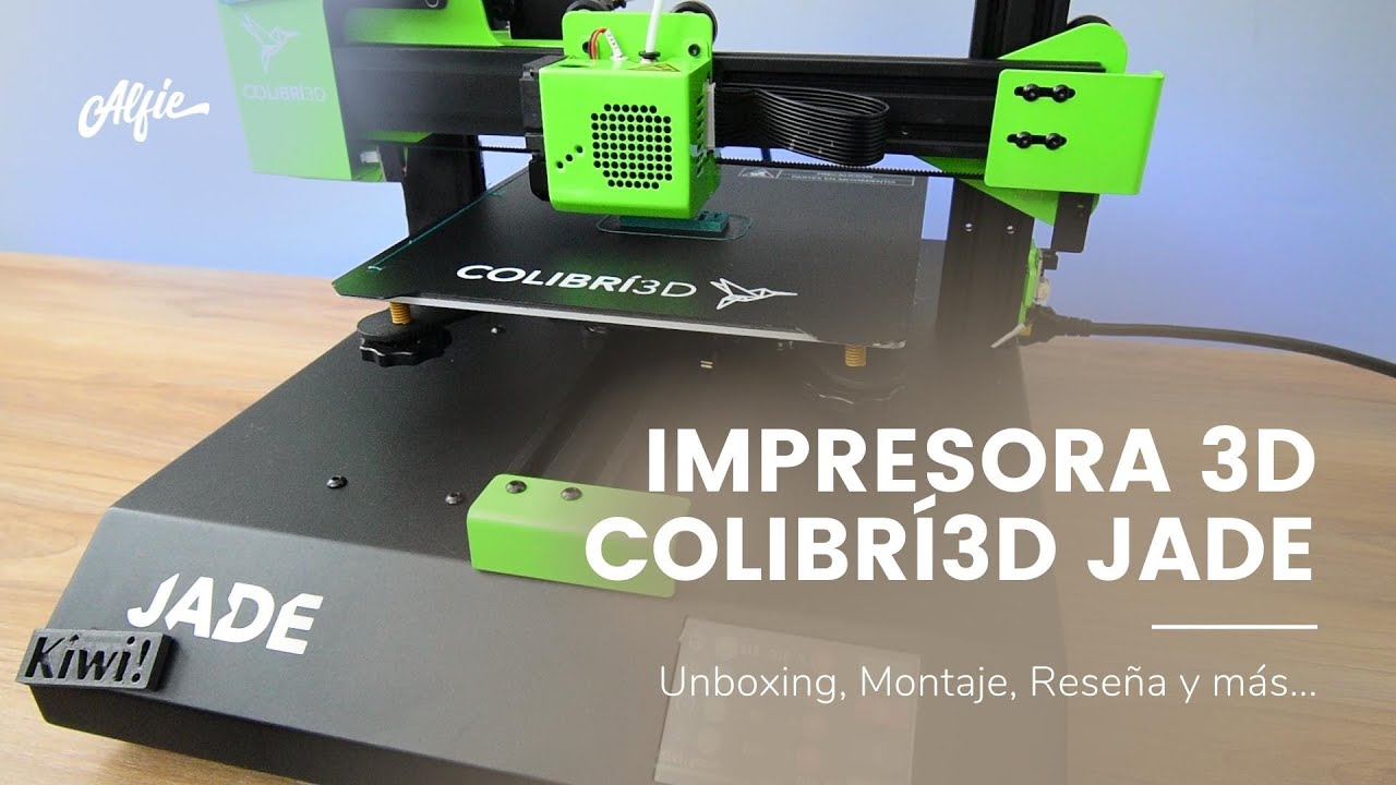 Impresora 3D JADE COLIBRÍ3D 🐦 ¡Conócela a fondo! | Unboxing, Montaje, Primera Impresión, Reseña