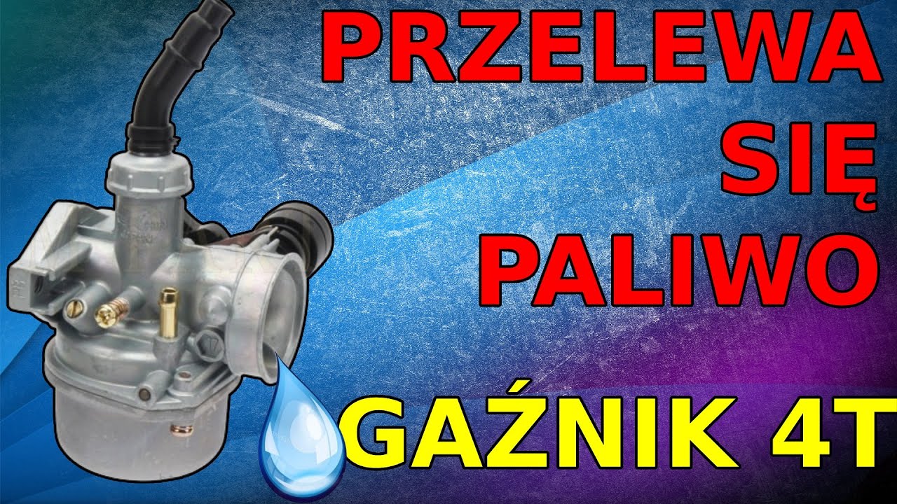 Przelewa się paliwo z gaźnika 4t. Co zrobić ? Czasami wystarczy tylko wyczyścić. 139FMB 139QMB