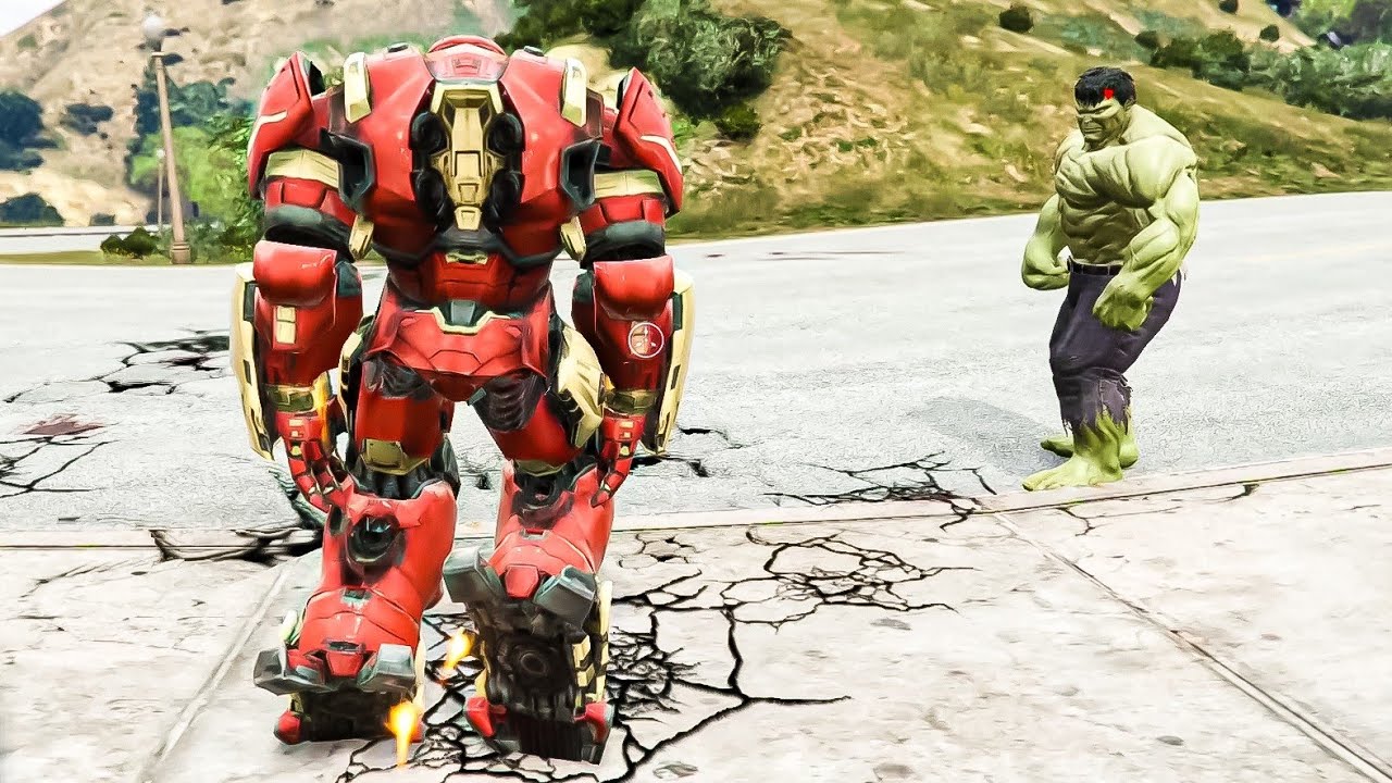 Hulkbuster vs Hulk PART 2 💥 FINAL FIGHT | GTA 5 Mods