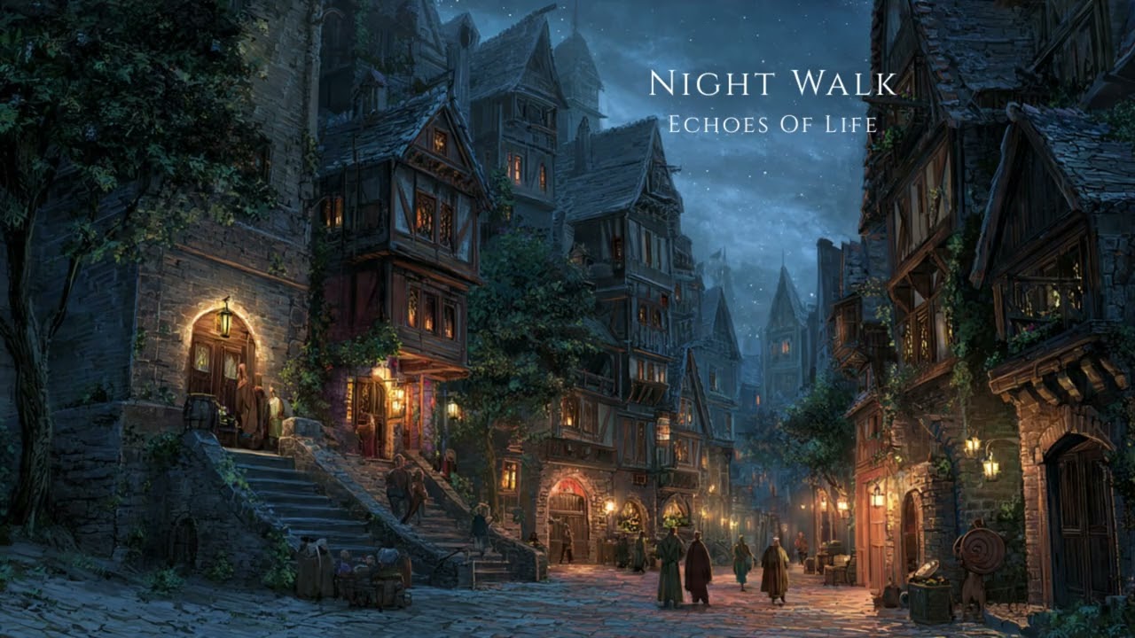 Night Walk 🌙 Medieval Celtic Music for Deep Relaxation & Focus