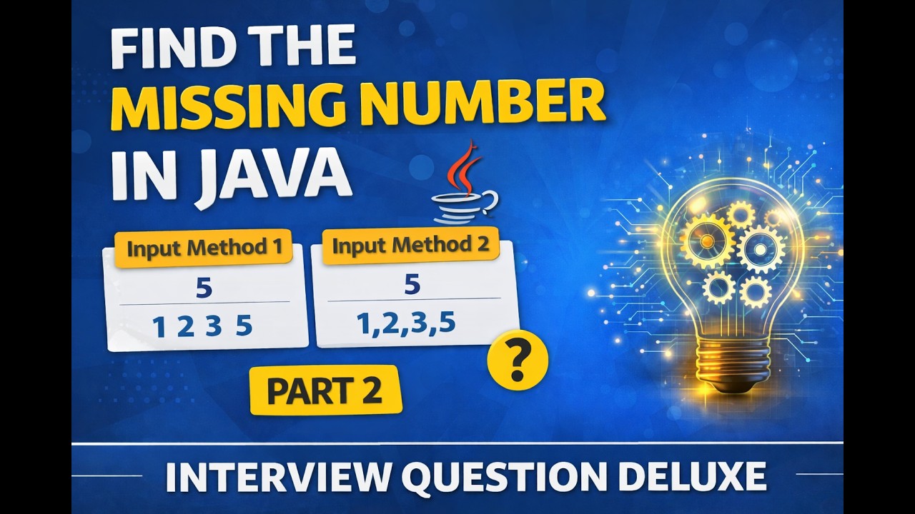 TCS Coding Question Explained  😎 Missing Number (2 Approaches) | Java