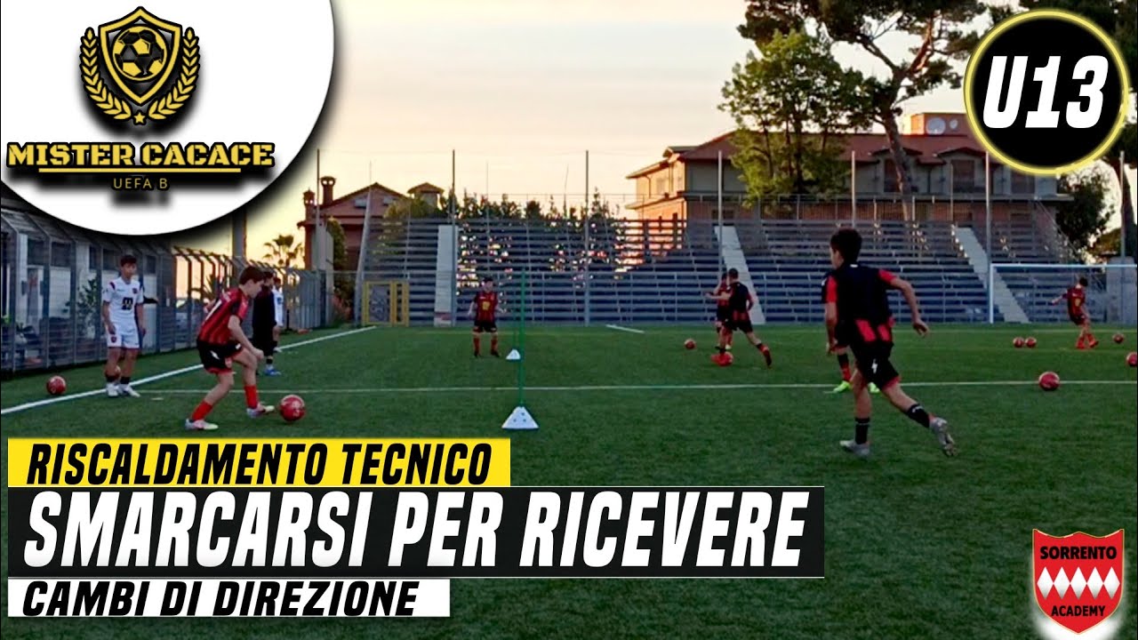 ALLENAMENTO ESORDIENTI: SMARCARSI PER RICEVERE | SCUOLA CALCIO