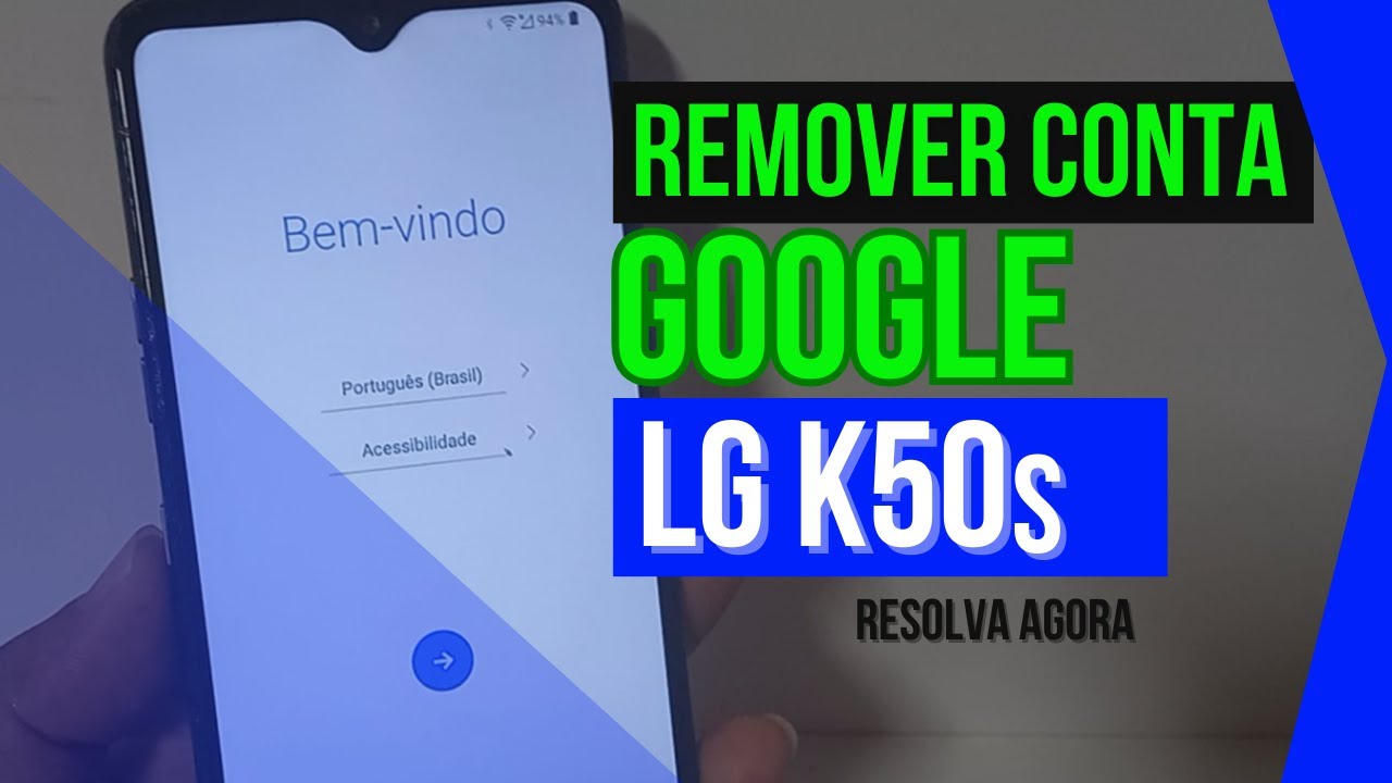 Remover conta google LG K50s, K12 Prime. Desbloquear LG K50s. Método atualizado