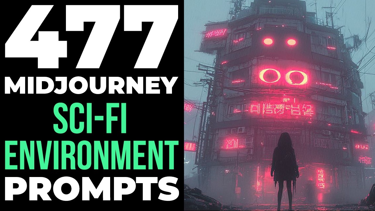 477 Midjourney ai art prompts for 'Sci-Fi Environments' (Prompts in description)