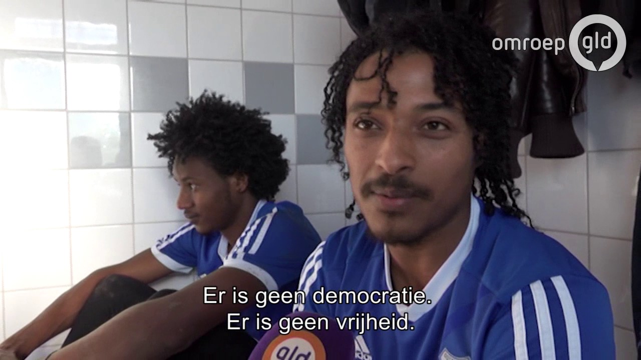 Voetbalteam uit Eritrea speelt bij v.v. OSC