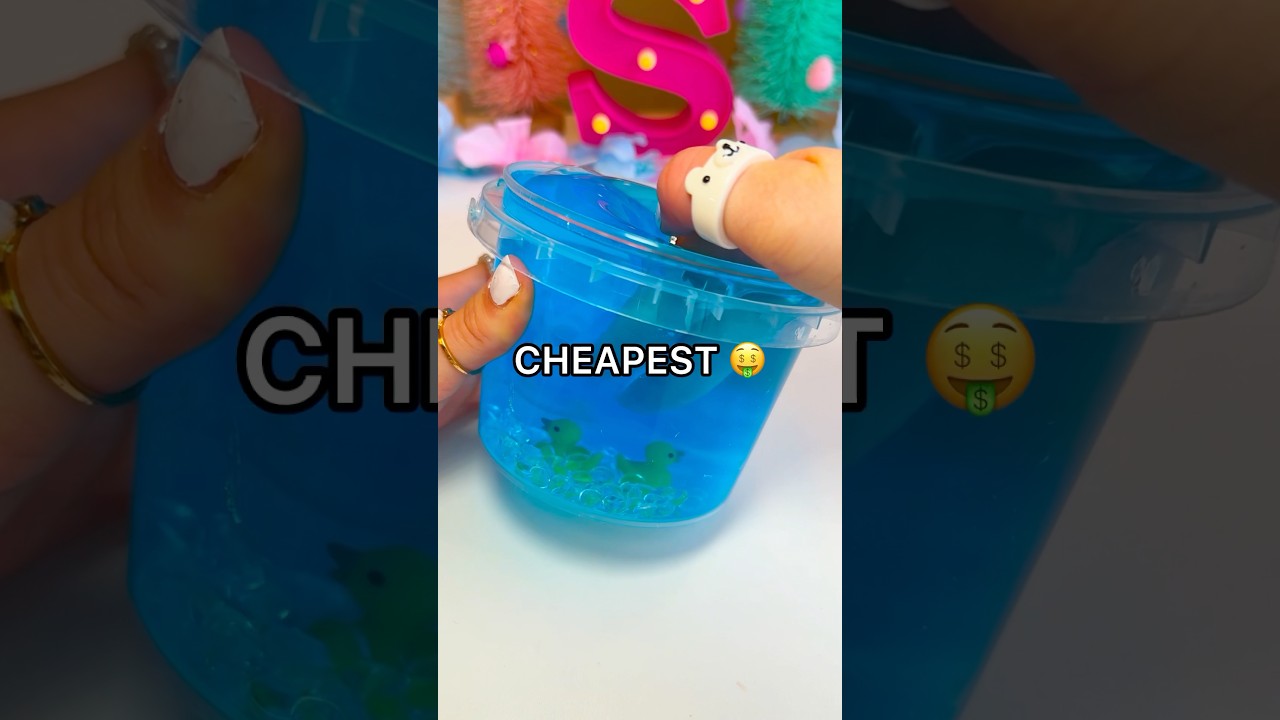 Fixing the CHEAPEST $1 SLIMES! 😱💵 *Slime Makeover DIY*