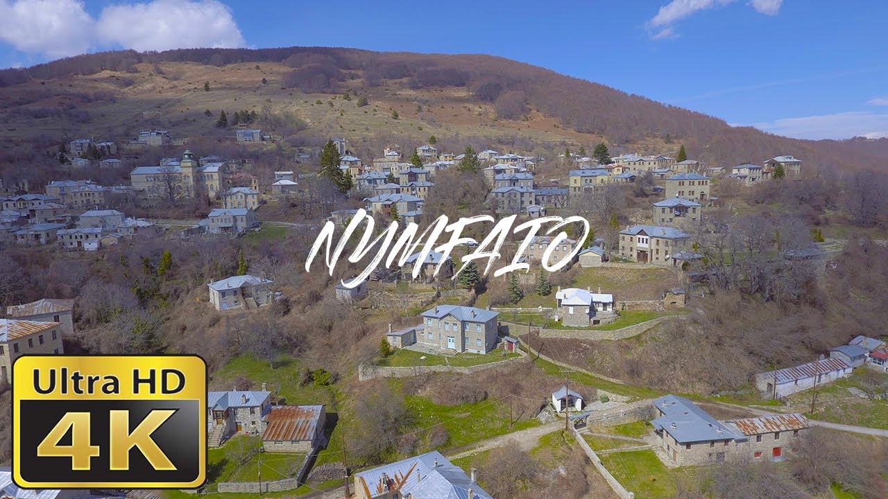 &Nu;&upsilon;&mu;&phi;&alpha;ί&omicron;, &Phi;&lambda;ώ&rho;&iota;&nu;&alpha; - Nymfaio, Florina - Нимфайо, Флорина | 4K Drone Footage