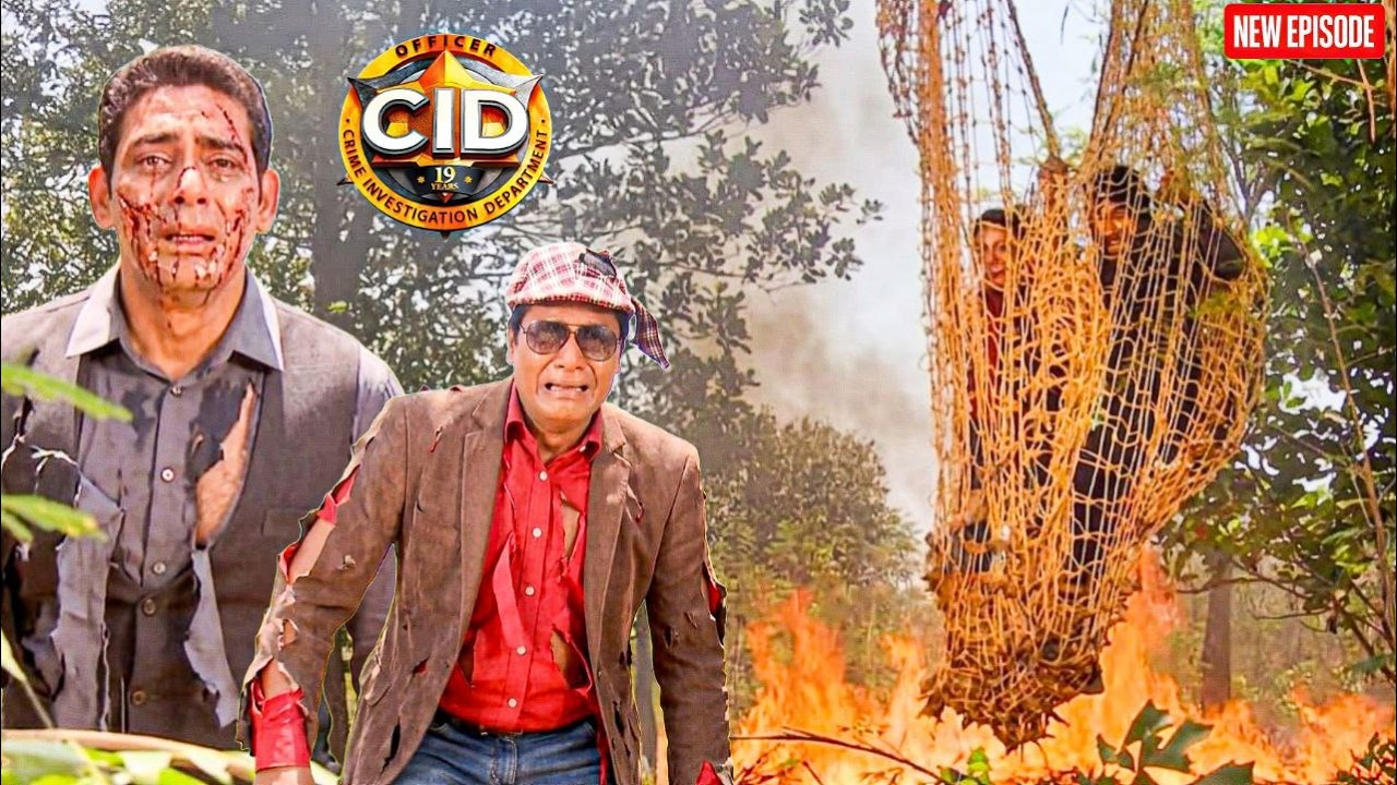 जंगल में Abhijeet और Sachin को आदिवासी ने जाल में फंसा कर लगा दिया आग || CID | Latest Episode ||