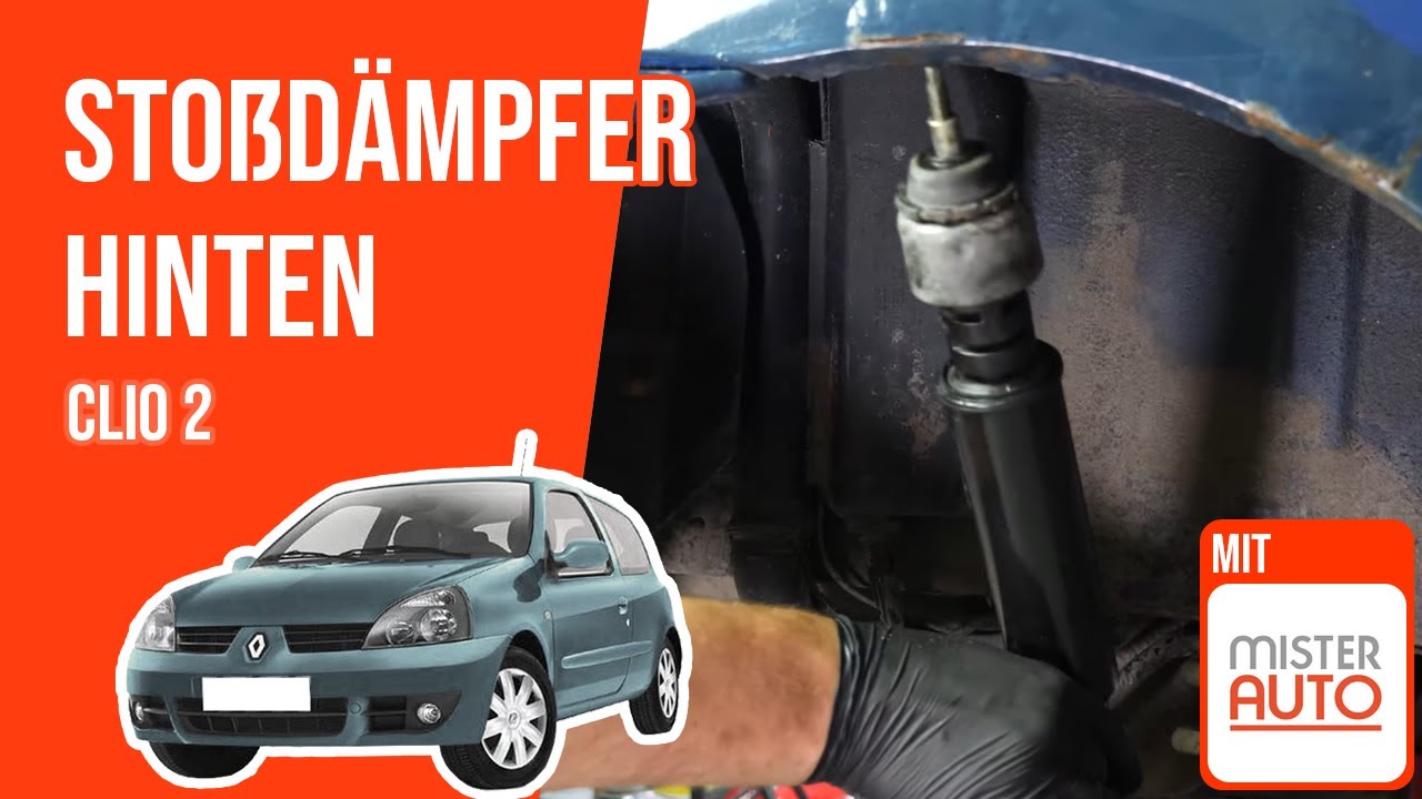 Wie Clio 2 Stoßdämpfer hinten wechseln ➿