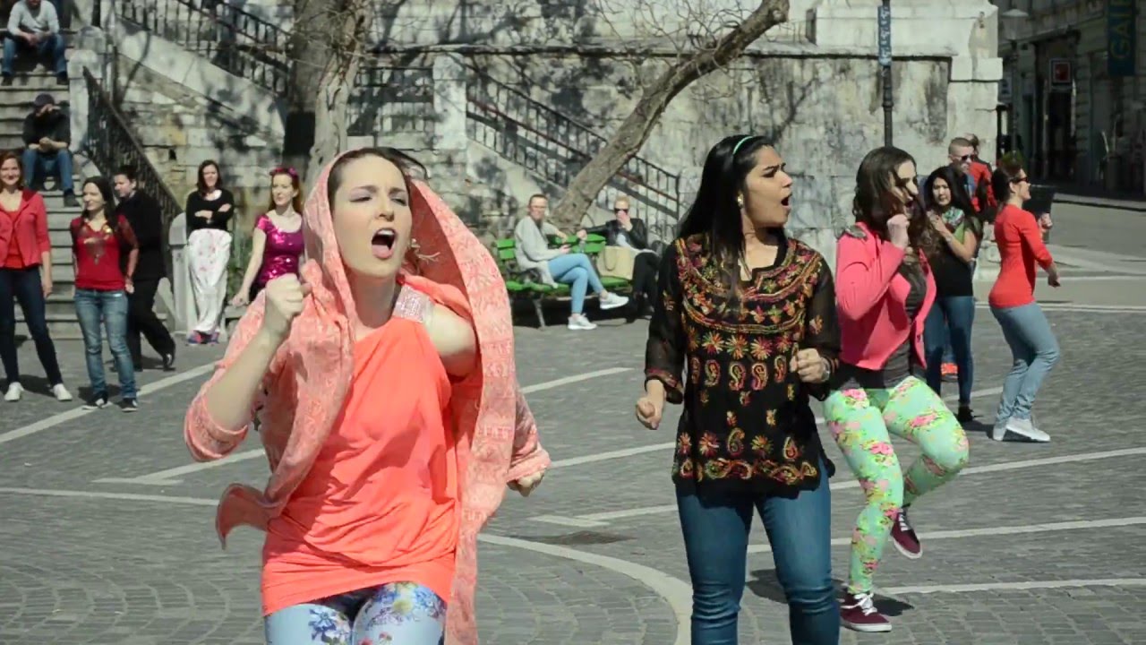 FIRST INTERNATIONAL BOLLYWOOD FLASH MOB - SLOVENIA