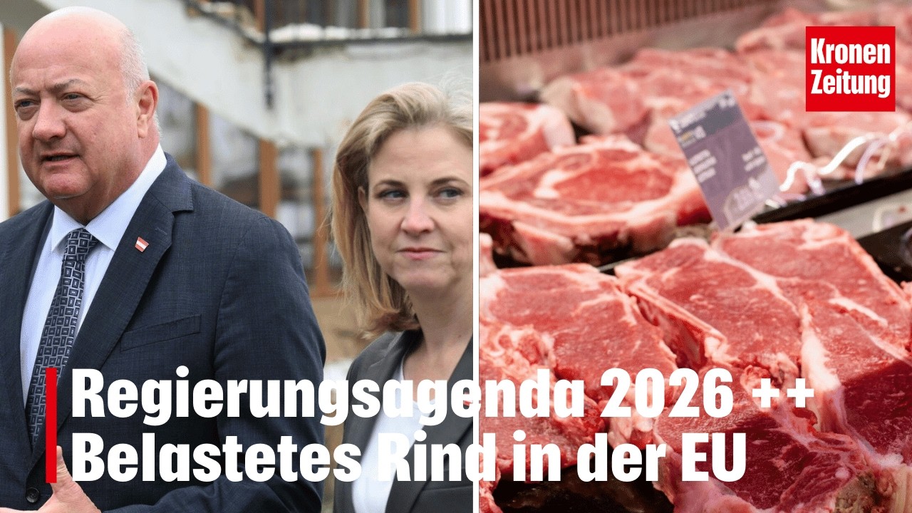 Regierungsagenda 2026 ++ Belastetes Rind in der EU