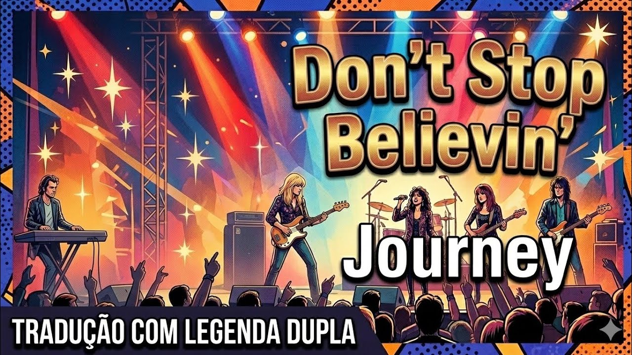 Journey - Don't Stop Believin' - Tradu&ccedil;&atilde;o (Translate) com Legenda Dupla