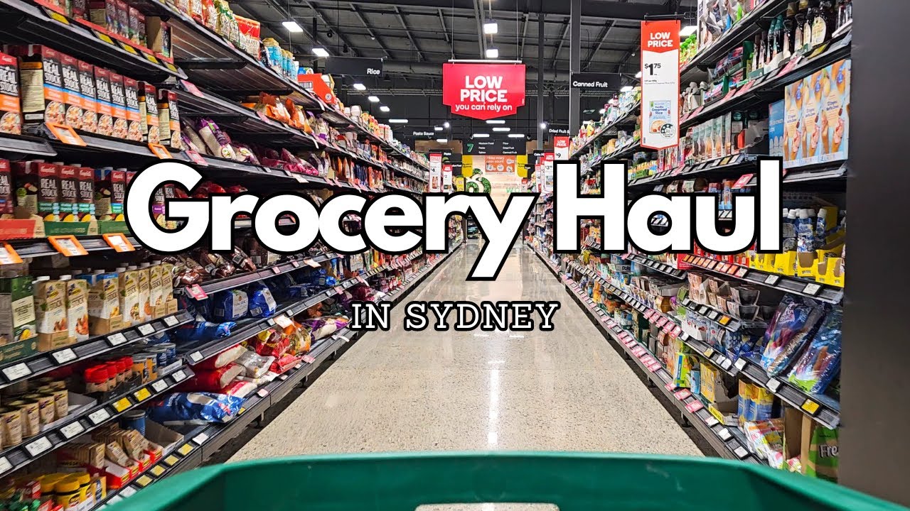 Come grocery shopping with me in Sydney Australia A day in my life Costco Woolies grocery | Vlog 002