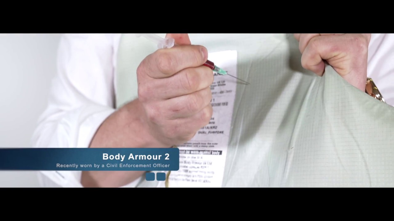 PPSS Stab Proof Vests Tested Against Needle Protection