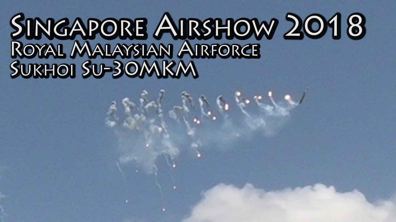 Singapore Airshow 2018 | Aerial Display - RMAF Sukhoi SU 30MKM