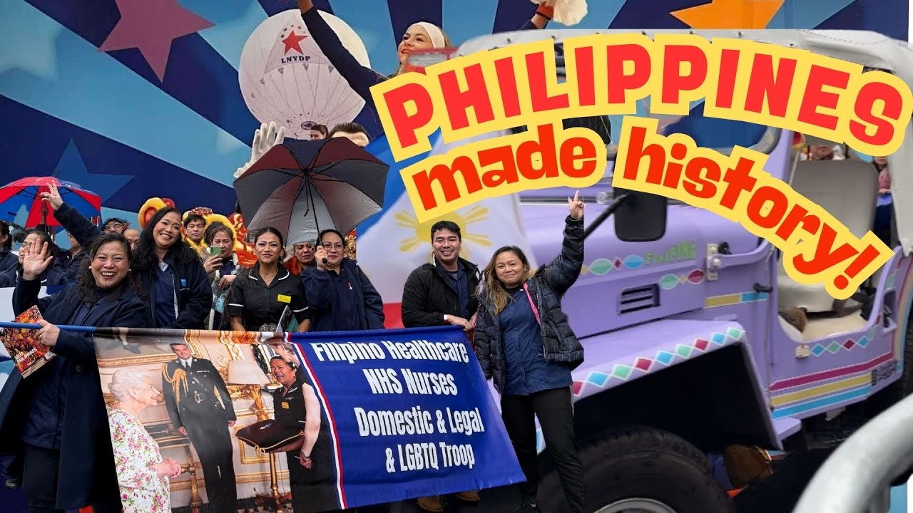 PHILIPPINES MADE HISTORIC DEBUT AT LONDON’S NEW YEAR’S DAY PARADE 2025🇵🇭Filipinos in Healthcare