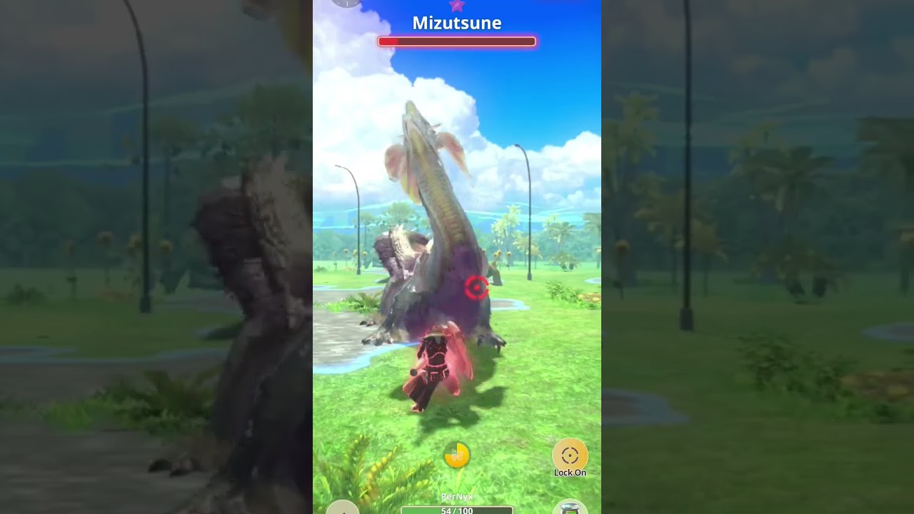 First Mizutsune Hunt #mhnow #mizutsune #gunlance #gunlancer #monsterhunternow
