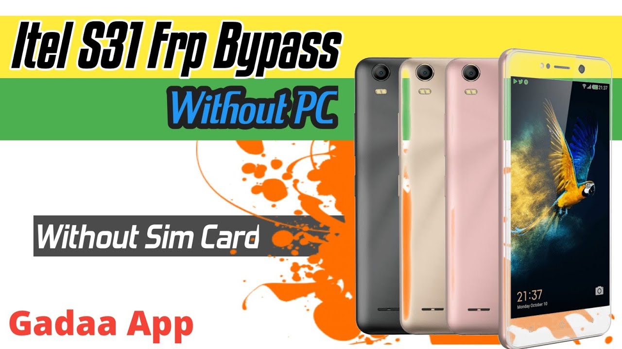 Itel S31 Frp Bypass No pin No Bluetooth  (2021)