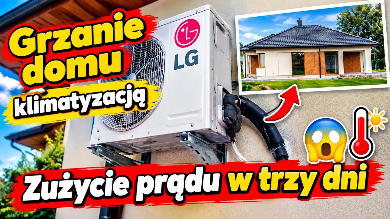 Grzanie domu 115m/2 klimatyzacją