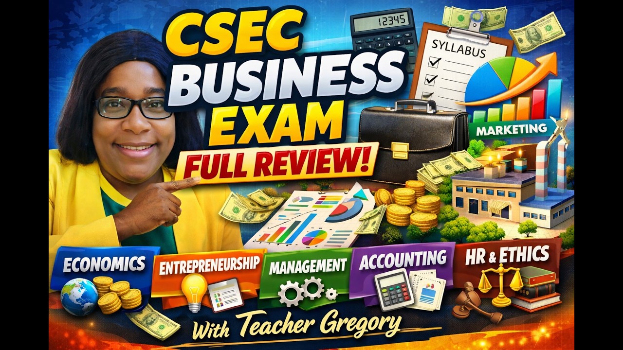 CSEC Business Studies FULL Course | Everything You Must Know to PASS  (Part 1)