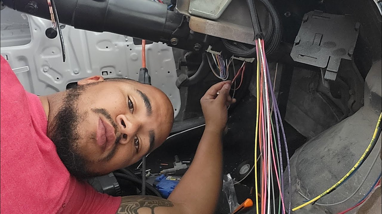 Starting on the under dash wiring for the 85 monte carlo, painless kit number 10403