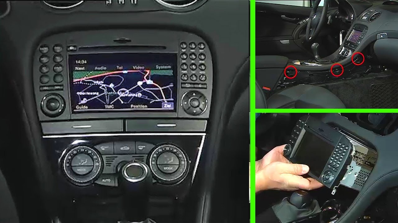COMAND aus- und einbauen beim Mercedes-Benz SL R230