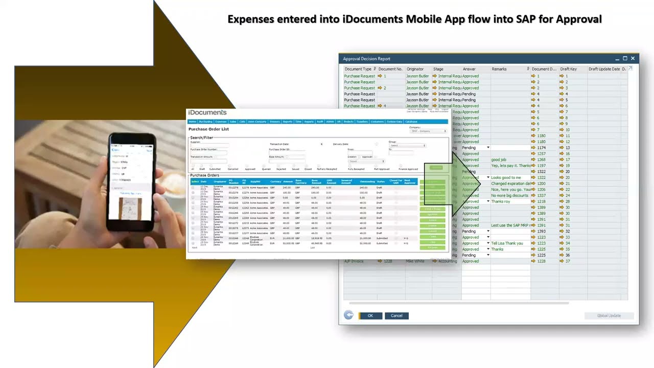 iDocuments Expense Demo for SAP Business One