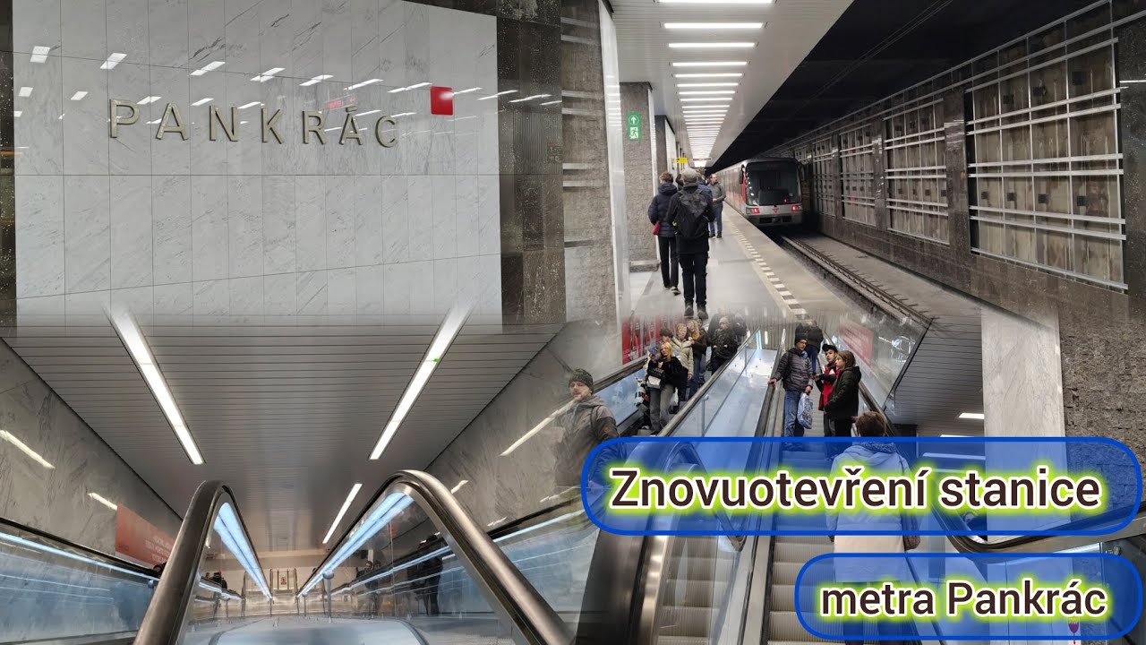 Slavnostní znovuotevření stanice metra Pankrác 