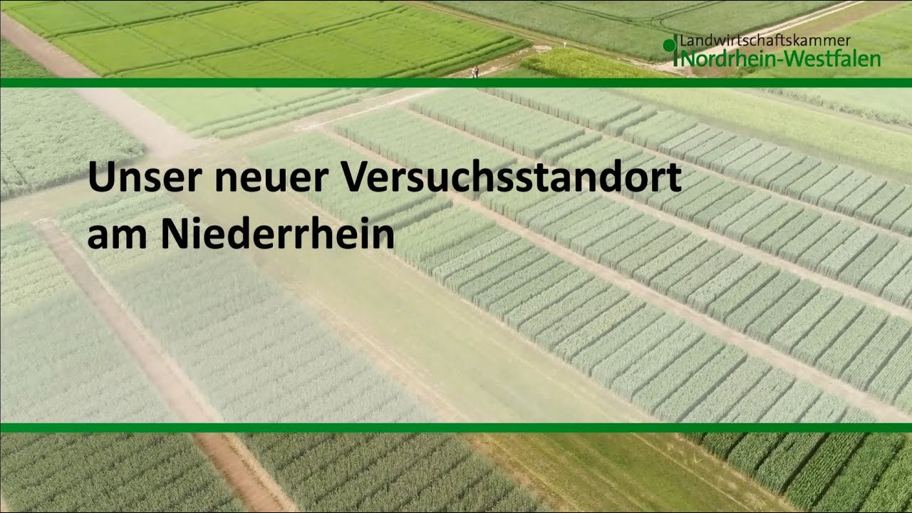Der neue Versuchsstandort am Niederrhein